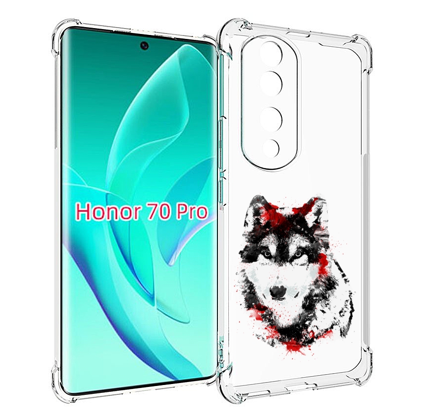 

Чехол MyPads кровавый волк для Honor 70 Pro / 70 Pro Plus, Прозрачный, Tocco