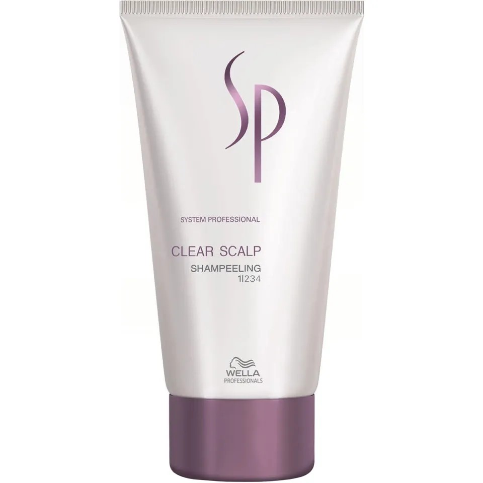 фото Шампунь-пиллинг против перхоти sp (wella system professional clear scalp) 150 мл wella sp