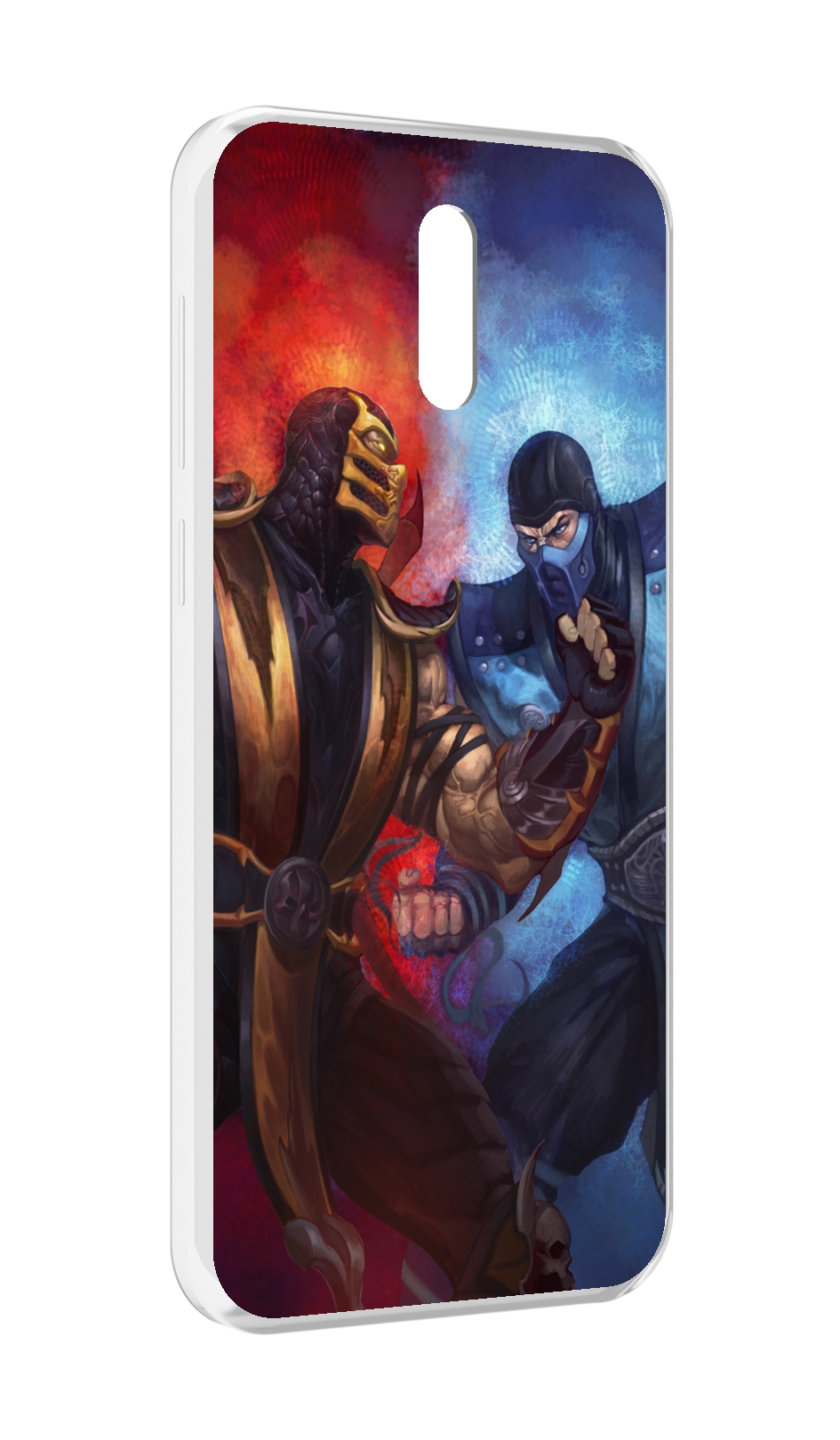 

Чехол MyPads Mortal Kombat art для Alcatel 3L (2019), Прозрачный, Tocco