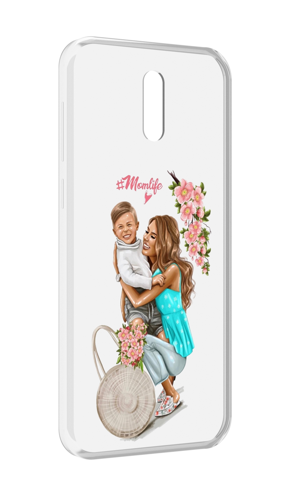 

Чехол MyPads Momlife для Alcatel 3L (2019), Прозрачный, Tocco