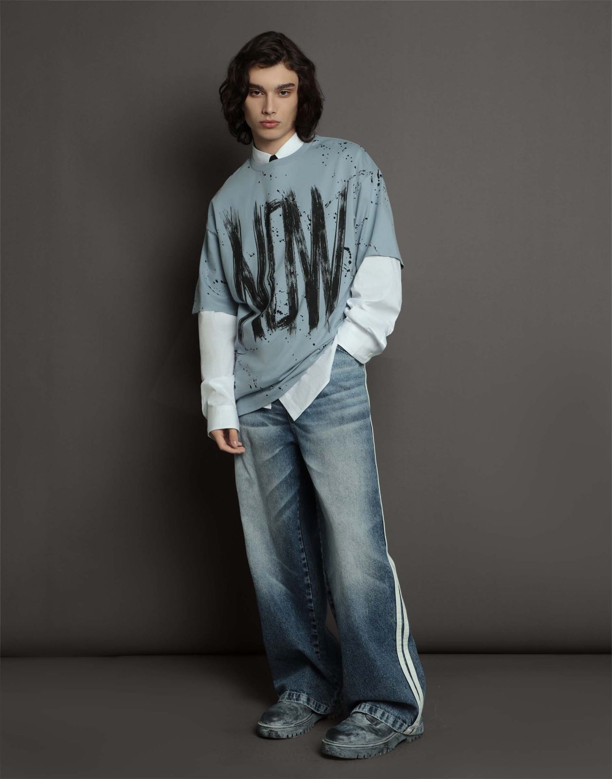 

Джинсы для мальчика Gloria Jeans BJN015750 синий /медиум/ 14-16л/176, BJN015750