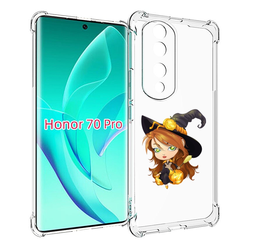 

Чехол MyPads Ведьмочка для Honor 70 Pro / 70 Pro Plus, Прозрачный, Tocco