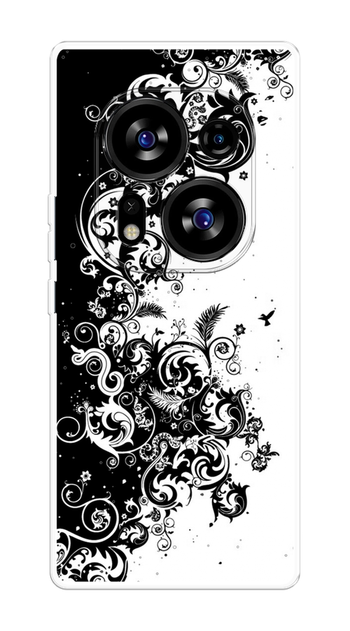 

Чехол на Tecno Phantom X2/X2 Pro "Черно белый узор", Белый;черный;серый, 303350-3