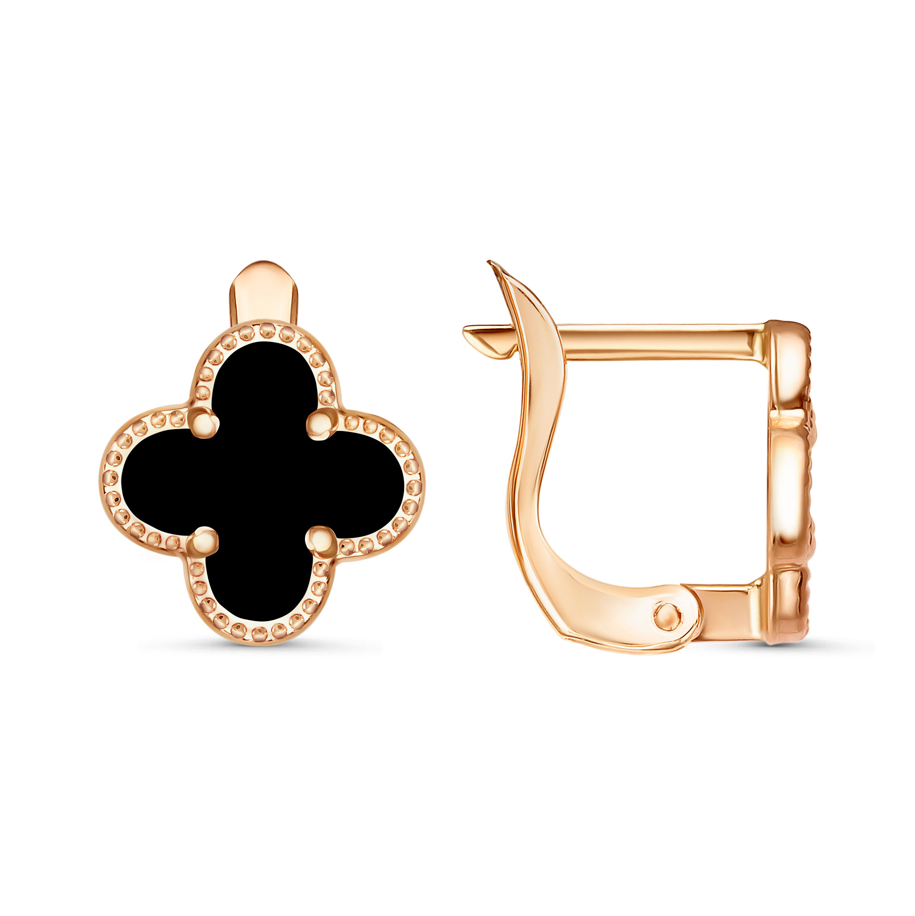 

Серьги из золота Laurentia СВП11-6, оникс, СВП11-6