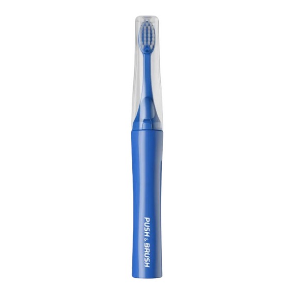 Зубная щетка 2 в 1 PUSH BRUSH Zenit Blue паста+щетка зубная щетка 2 в 1 push brush zenit blue паста щетка