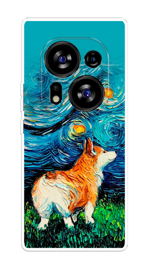 

Чехол на Tecno Phantom X2/X2 Pro "Корги звёздная ночь", Коричневый;белый;зеленый, 303350-1