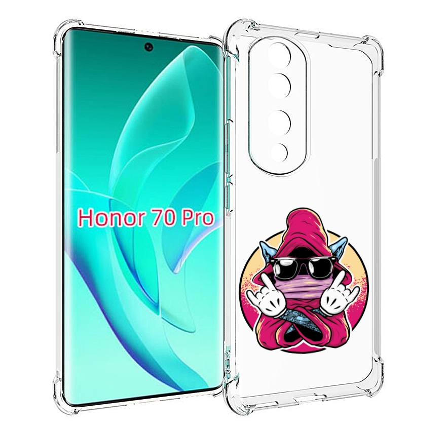 

Чехол MyPads йоу для Honor 70 Pro / 70 Pro Plus, Прозрачный, Tocco