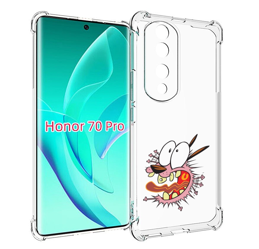 

Чехол MyPads испуганный бобик для Honor 70 Pro / 70 Pro Plus, Прозрачный, Tocco