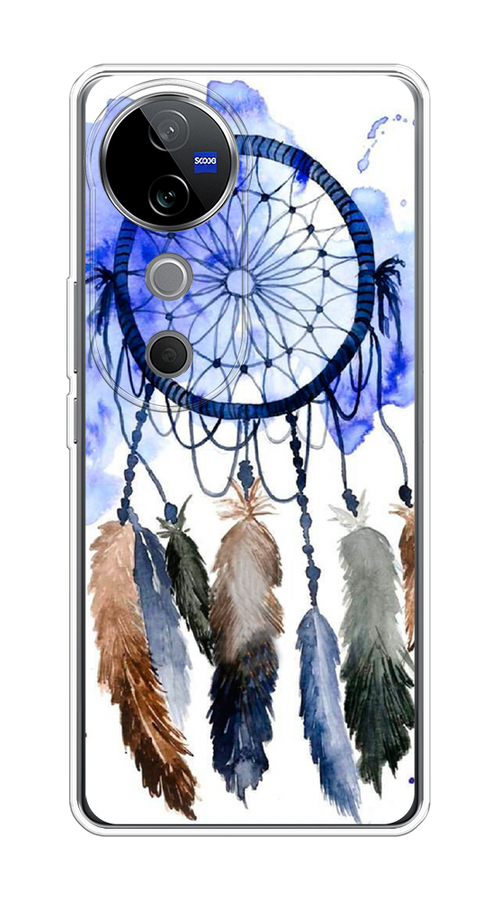 

Чехол на Vivo V40 "Ловец снов 1", Коричневый;синий, 2611450-1