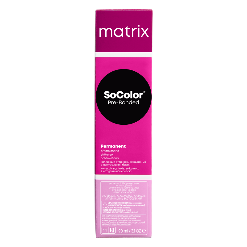 Краска для волос Matrix Coloring Hair SoColor Pre-Bonded 6M, 6.8 перманентная с бондером