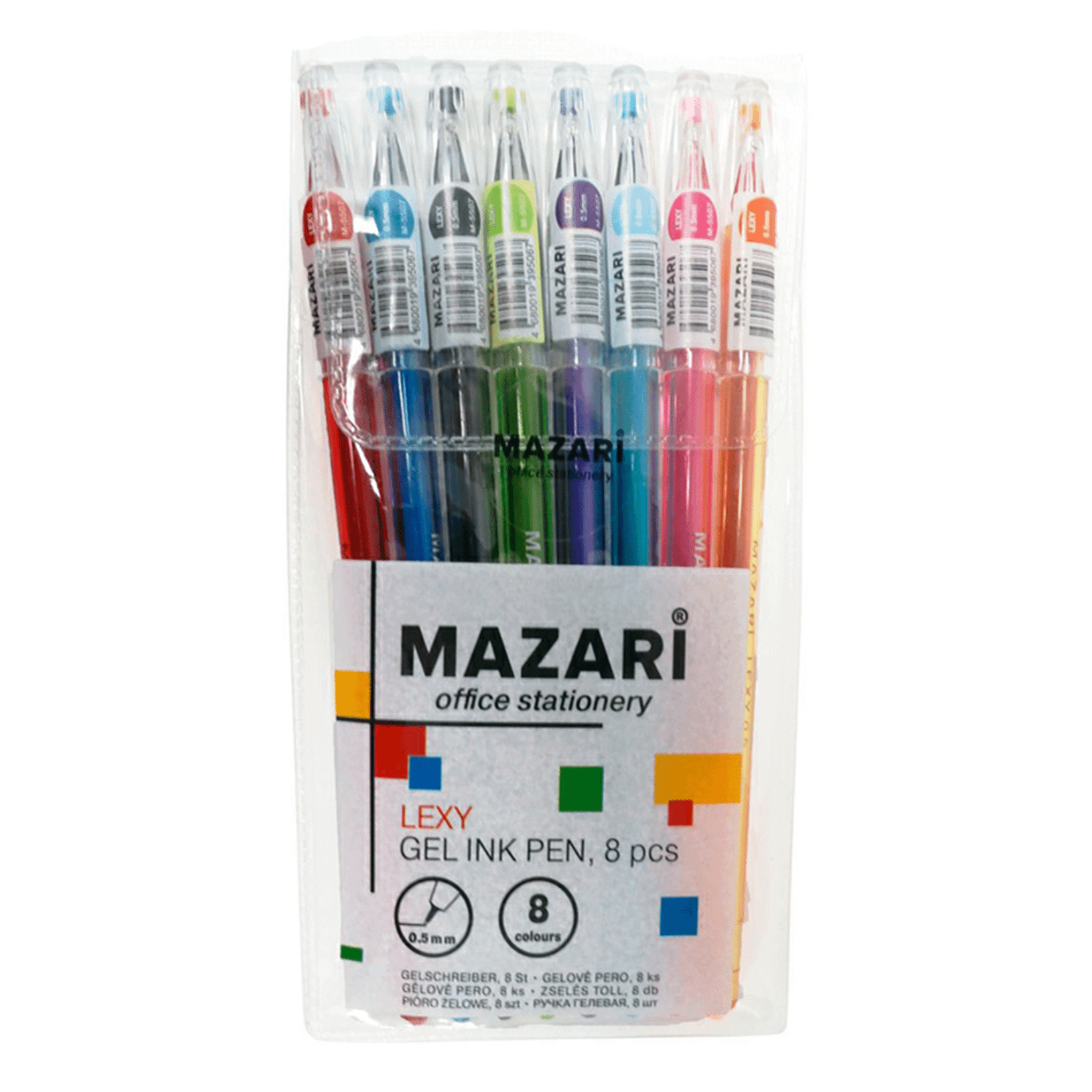

Ручка гелевая Mazari Lexy Soft синяя 0,5 мм