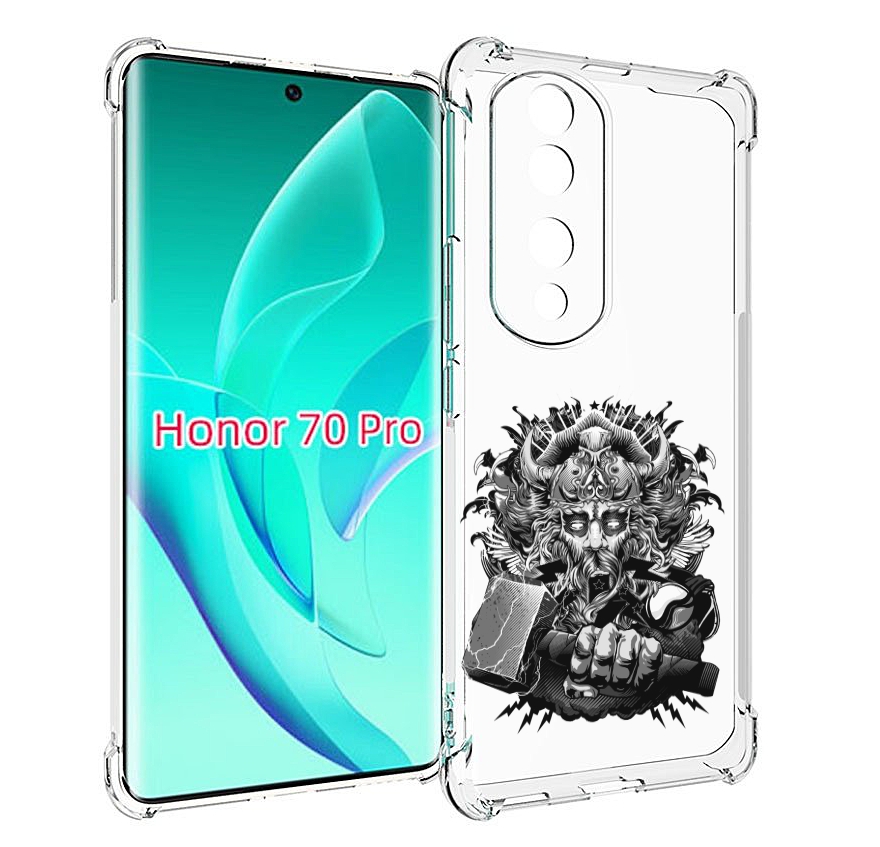 

Чехол MyPads злой тор для Honor 70 Pro / 70 Pro Plus, Прозрачный, Tocco
