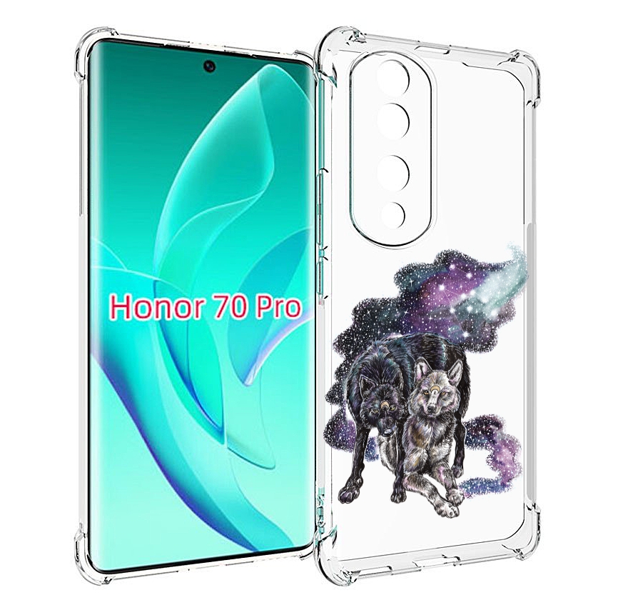 

Чехол MyPads звездные волки для Honor 70 Pro / 70 Pro Plus, Прозрачный, Tocco