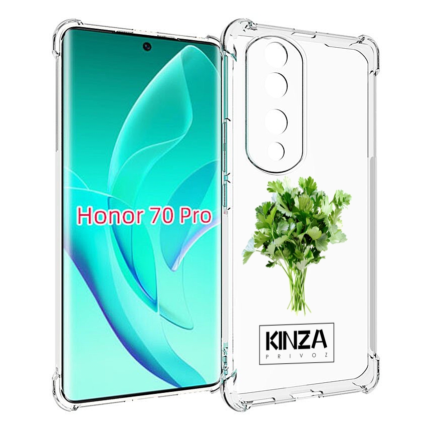 

Чехол MyPads Бренд Кинза для Honor 70 Pro / 70 Pro Plus, Прозрачный, Tocco