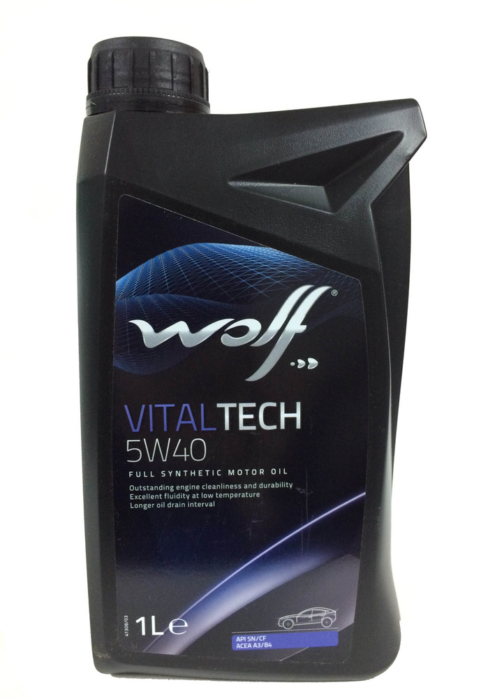 

WOLF OIL 1048899 Моторное масло VITALTECH 5W-40 SP 1L