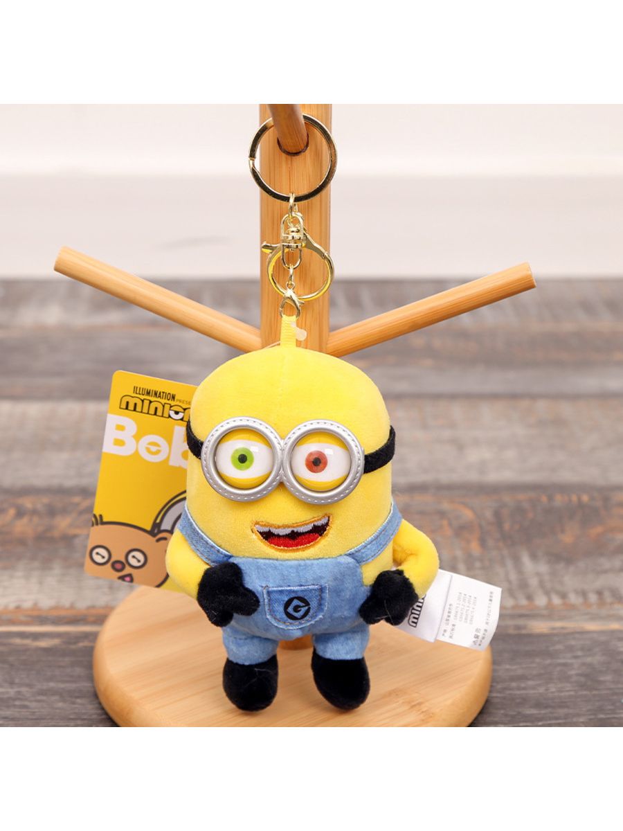 

Мягкая игрушка брелок Миньон Minion 13см, Разноцветный, Мягкая игрушка