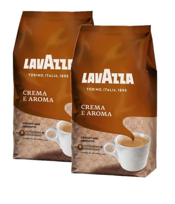 

Кофе в зернах Lavazza Crema e Aroma 1 кг- 2 шт.