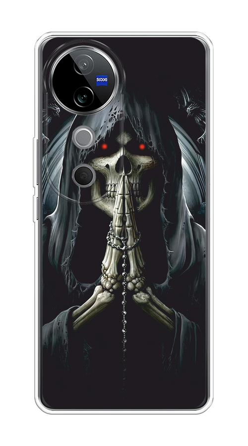 

Чехол на Vivo V40 "Молитва", Серый, 2611450-1