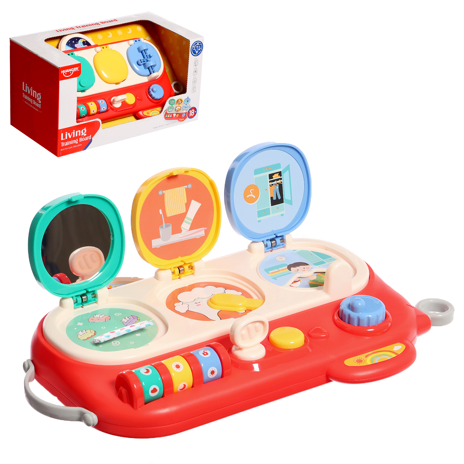 

Развивающая игрушка Весело играем 1 шт, Разноцветный