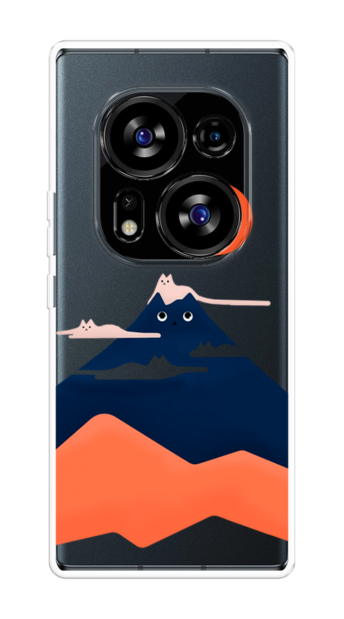 

Чехол на Tecno Phantom X2/X2 Pro "Кот-гора", Черный;оранжевый, 303250-4