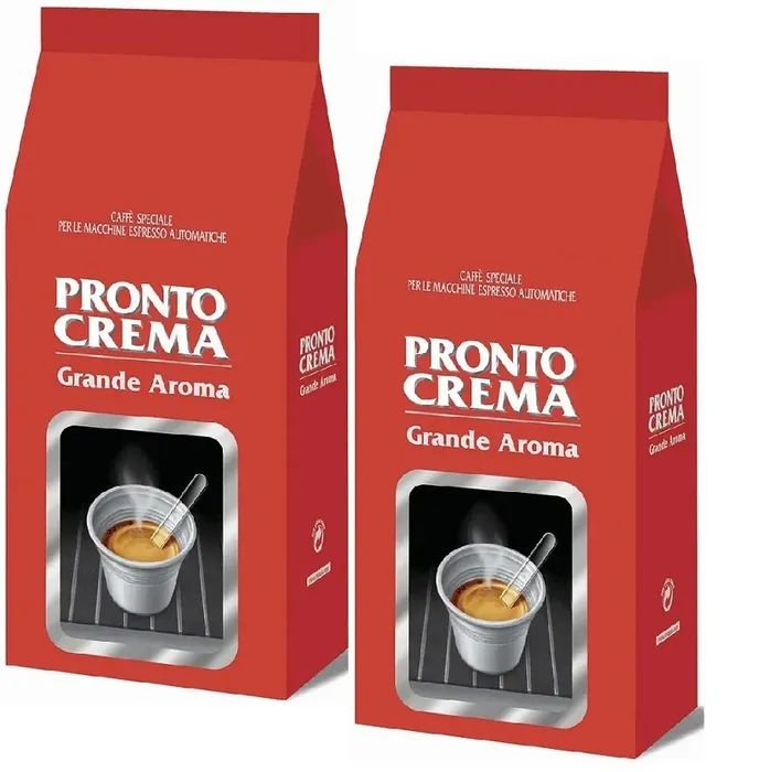 

Кофе в зернах Lavazza Pronto Crema Grande Aroma Италия,1 кг - 2 шт.