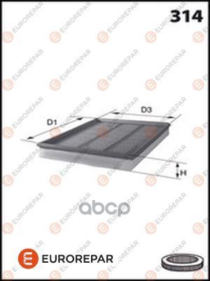 

Фильтр воздушный AUDI A3/VW GOLF/BORA/SKODA OCTAVIA 1.4-3.2