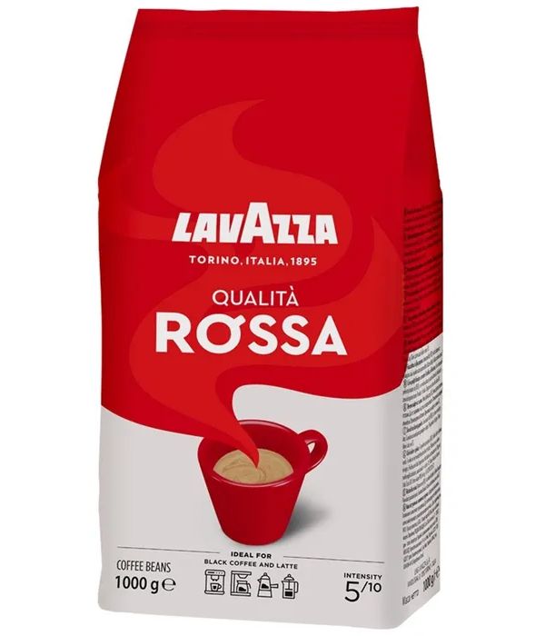 

Кофе в зернах Лавацца РОССА 1 кг., Lavazza ROSSA, зерно, среднеобжаренный, арабика, робуст