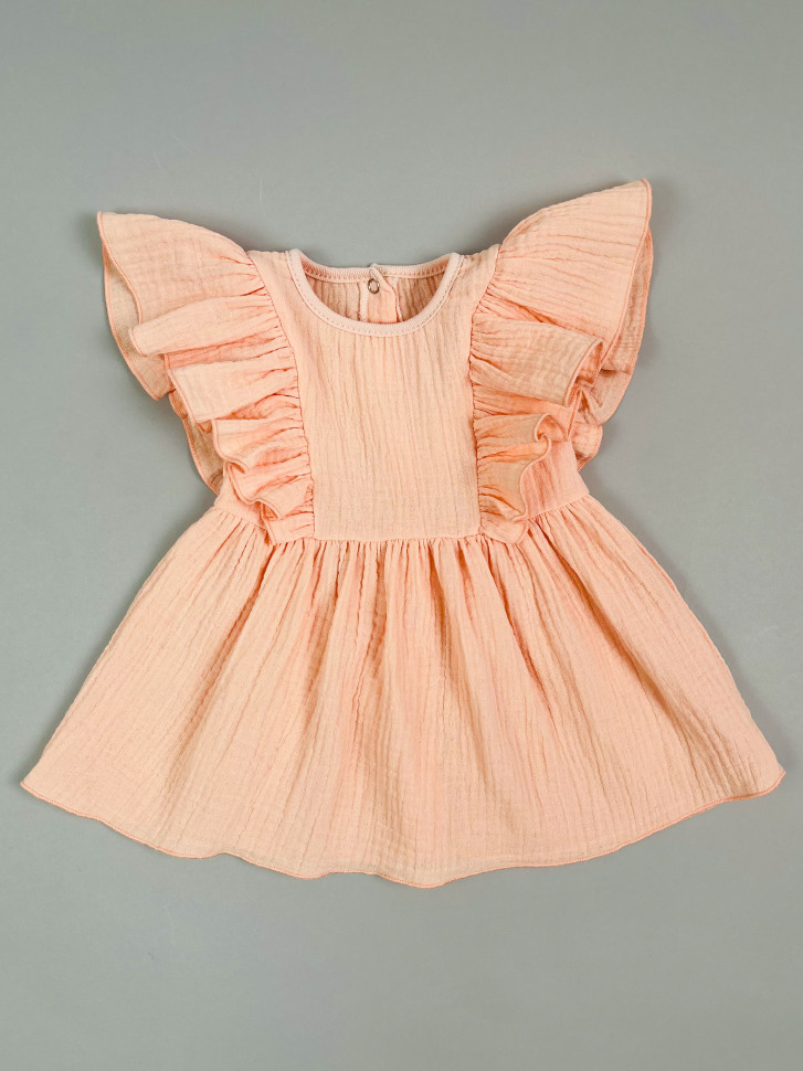 Платье детское Clariss Прованс, абрикосовый,персиковый,оранжевый, 62