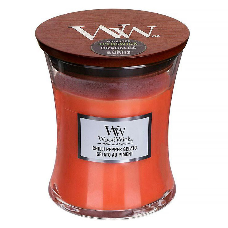 

Свеча средняя Woodwick Джелато с перцем чили