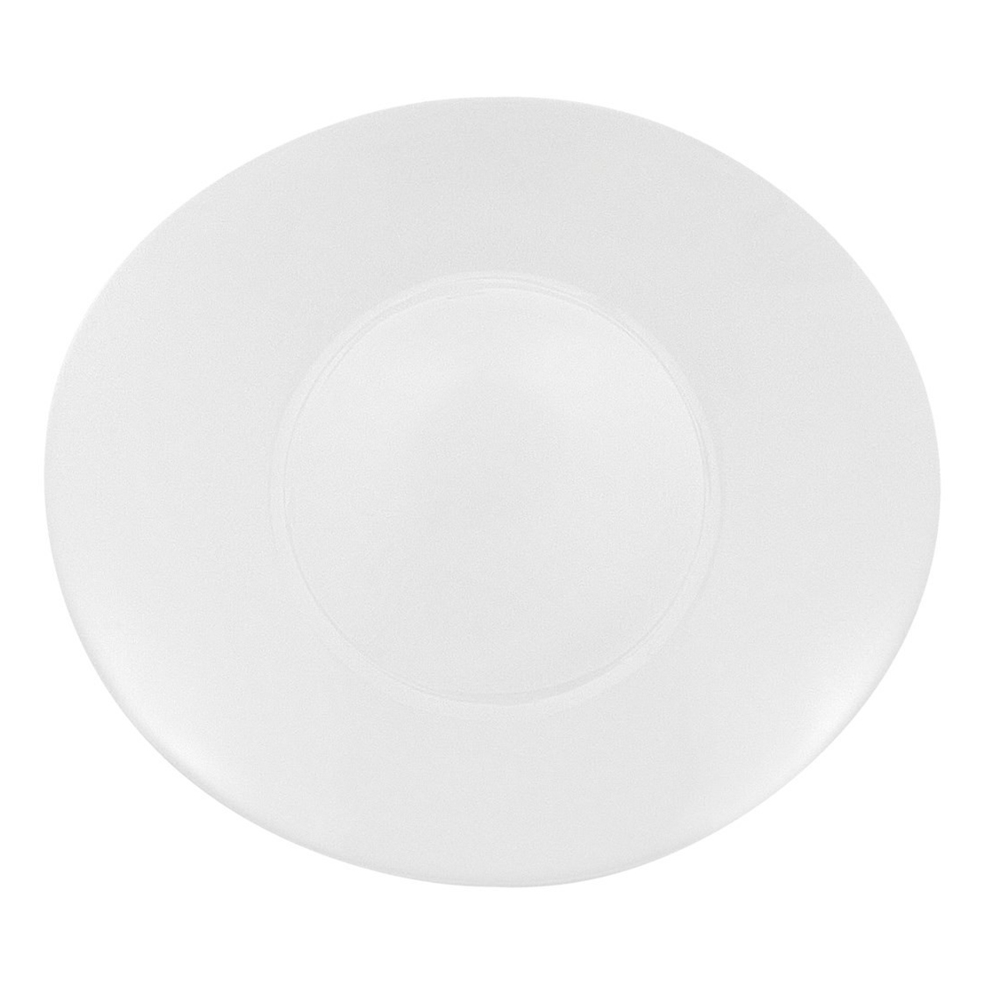 

Тарелка десертная Homeclub Oval White 22x19 см белая, Белый