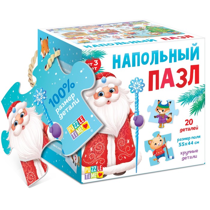 

Puzzle Time "Новогодний праздник" 20 деталей