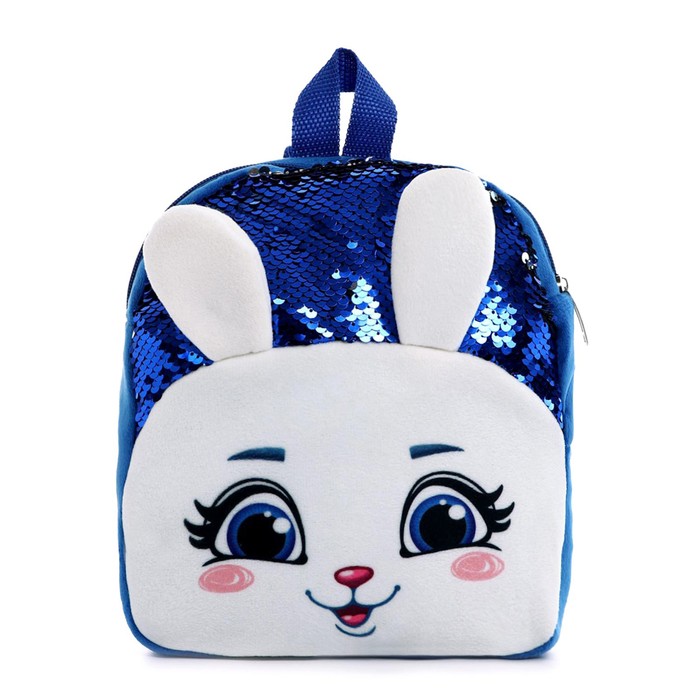 

Milo toys "Зайка" с пайетками, 23х28 см, Синий