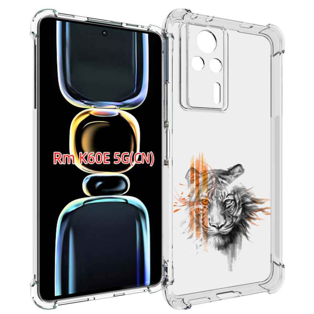 

Чехол MyPads огненный тигр для Xiaomi Redmi K60E, Tocco