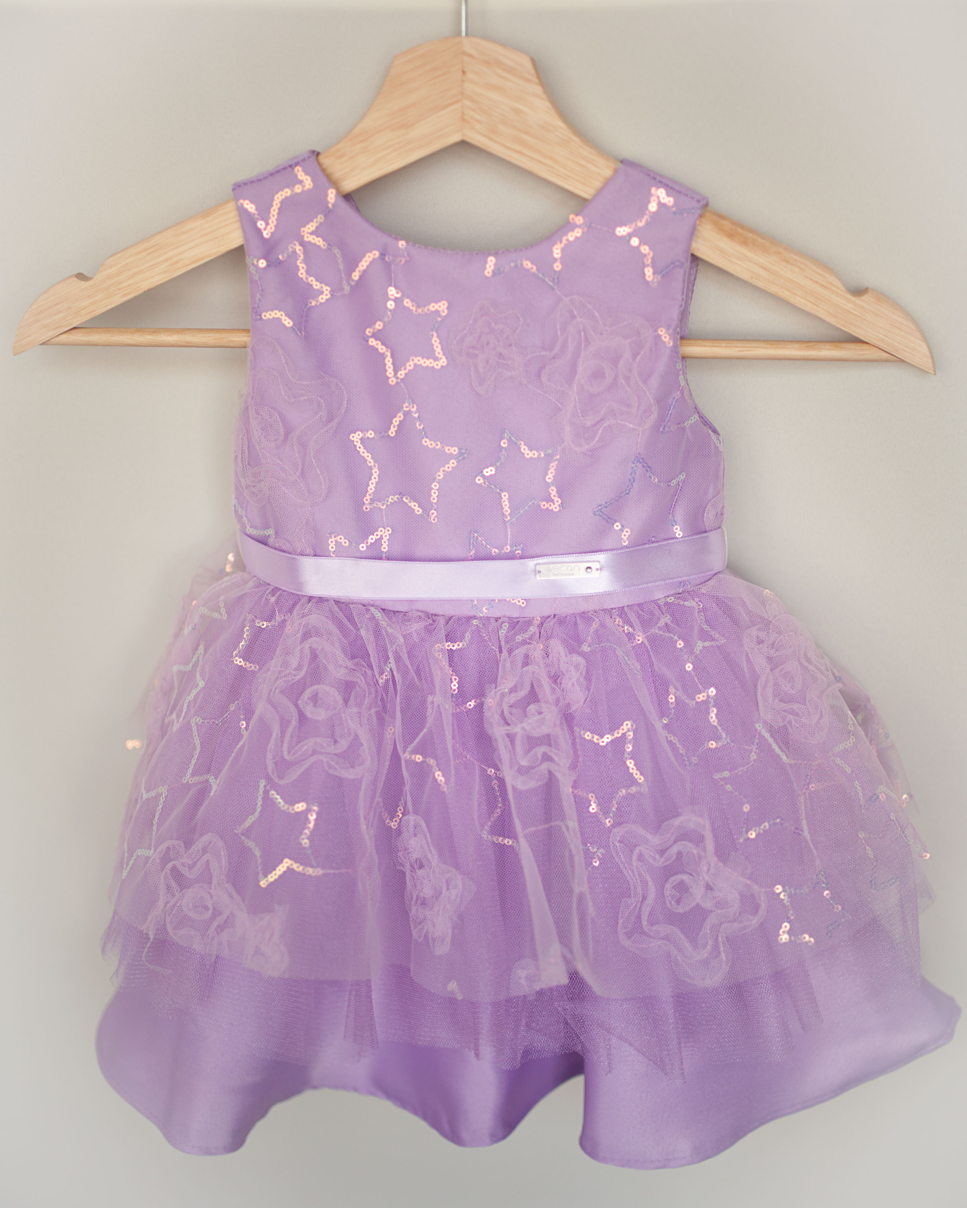 Платье детское WECAN manico23073, фиолетовый, 110 звонок велосипедный stg 24ah фиолетовый х82732