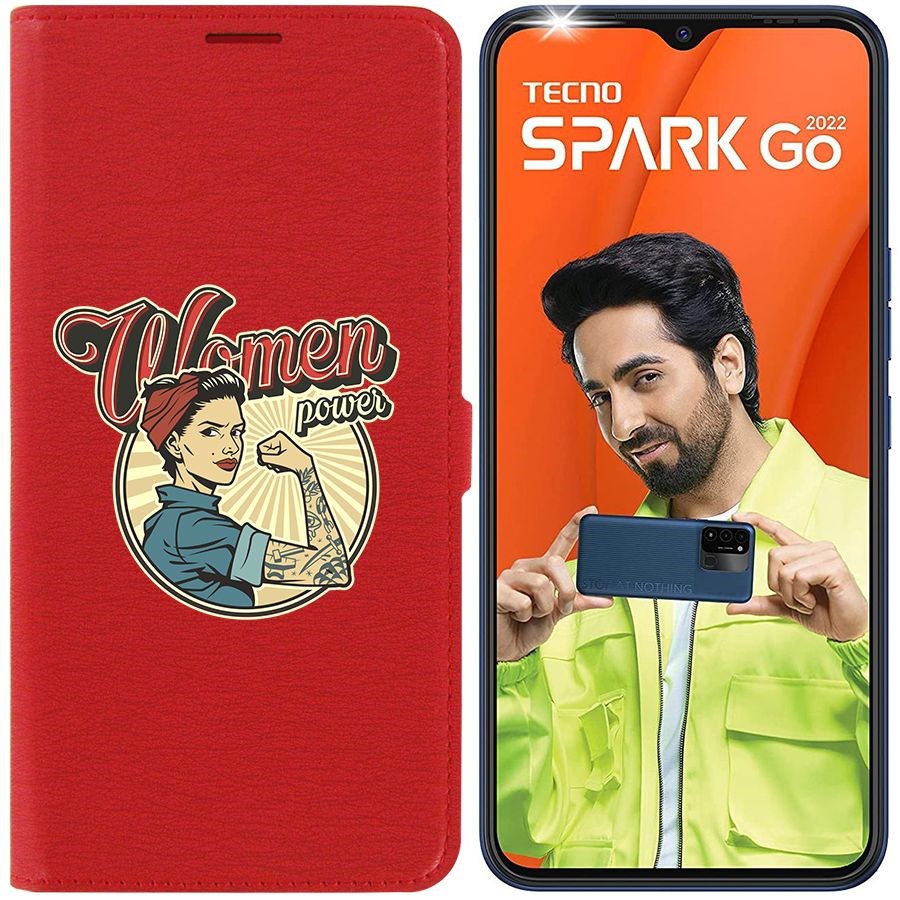 

Чехол-книжка Eco Book для Tecno Spark Go 2022 Women Power