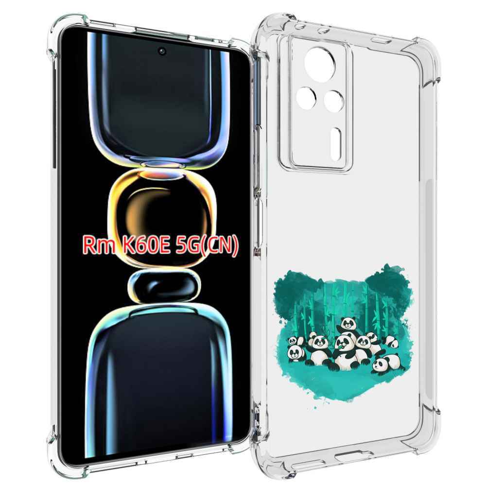 

Чехол MyPads нарисованные панды для Xiaomi Redmi K60E, Tocco