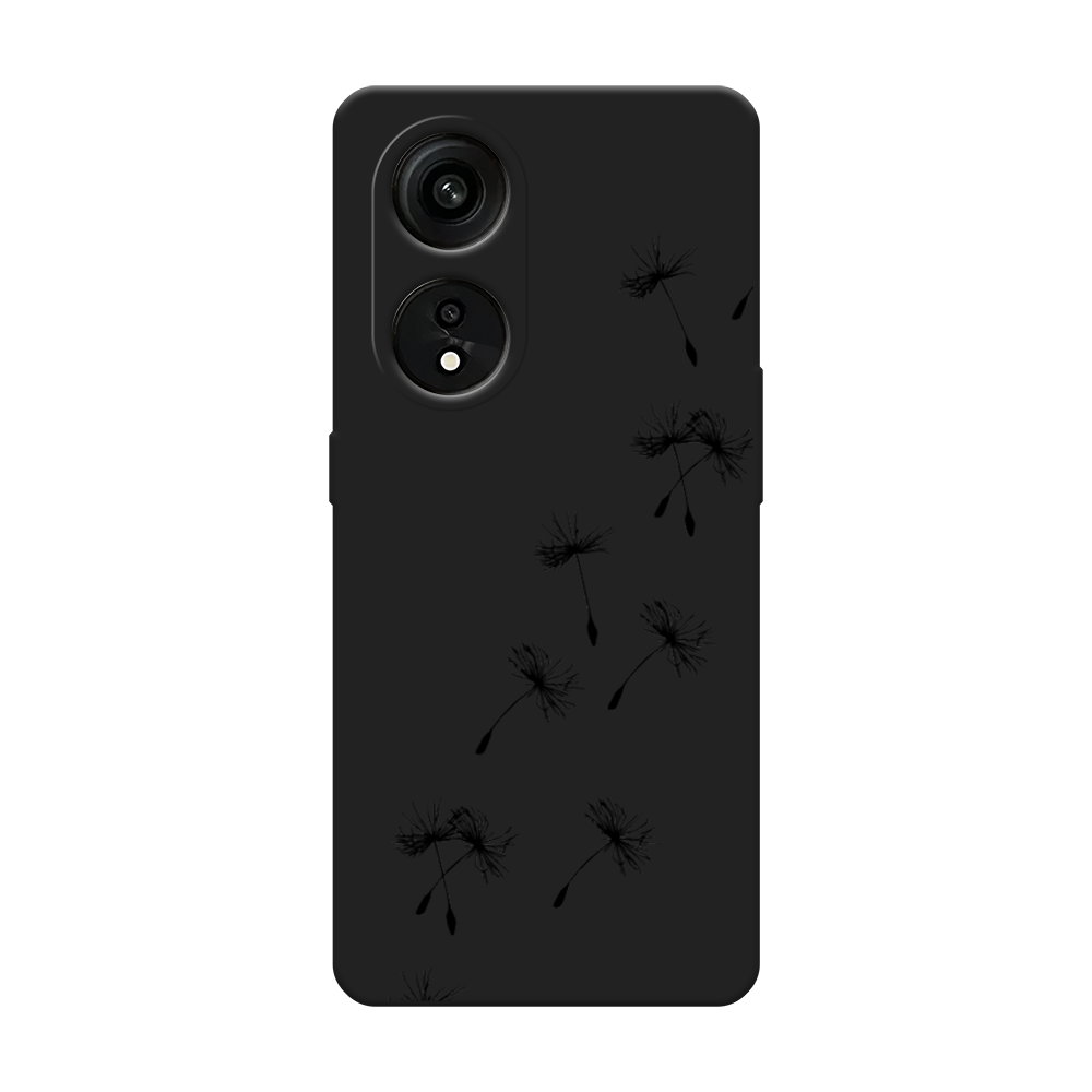 

Чехол Awog на OPPO Reno 8T 5G "Летящие одуванчики", Черный, 2513152-1
