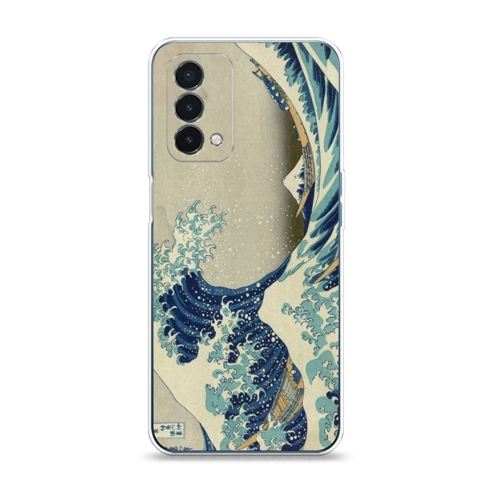 

Чехол Awog на OnePlus Nord N200 5G / ВанПлас Nord N200 5G "Большая волна в Канагаве", Серый;синий;голубой, 152250-9