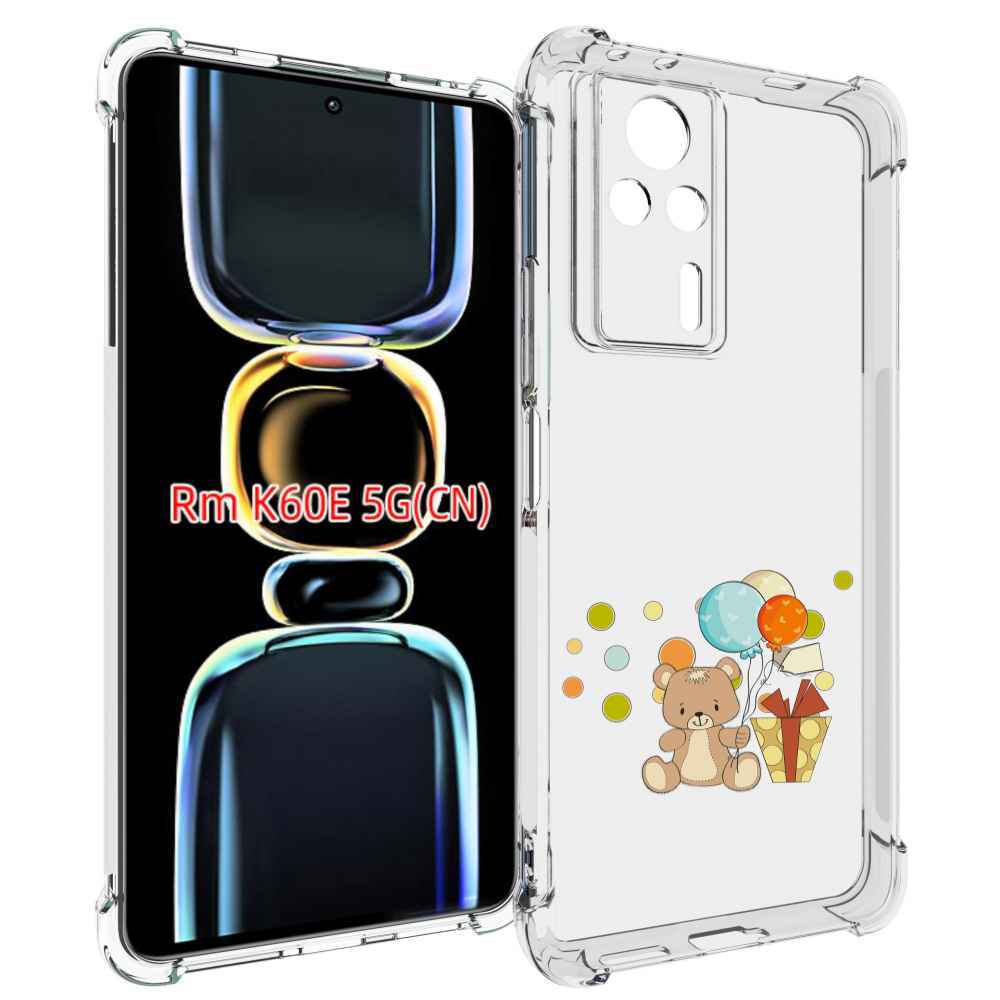 

Чехол MyPads медвеженок с подарком для Xiaomi Redmi K60E, Tocco