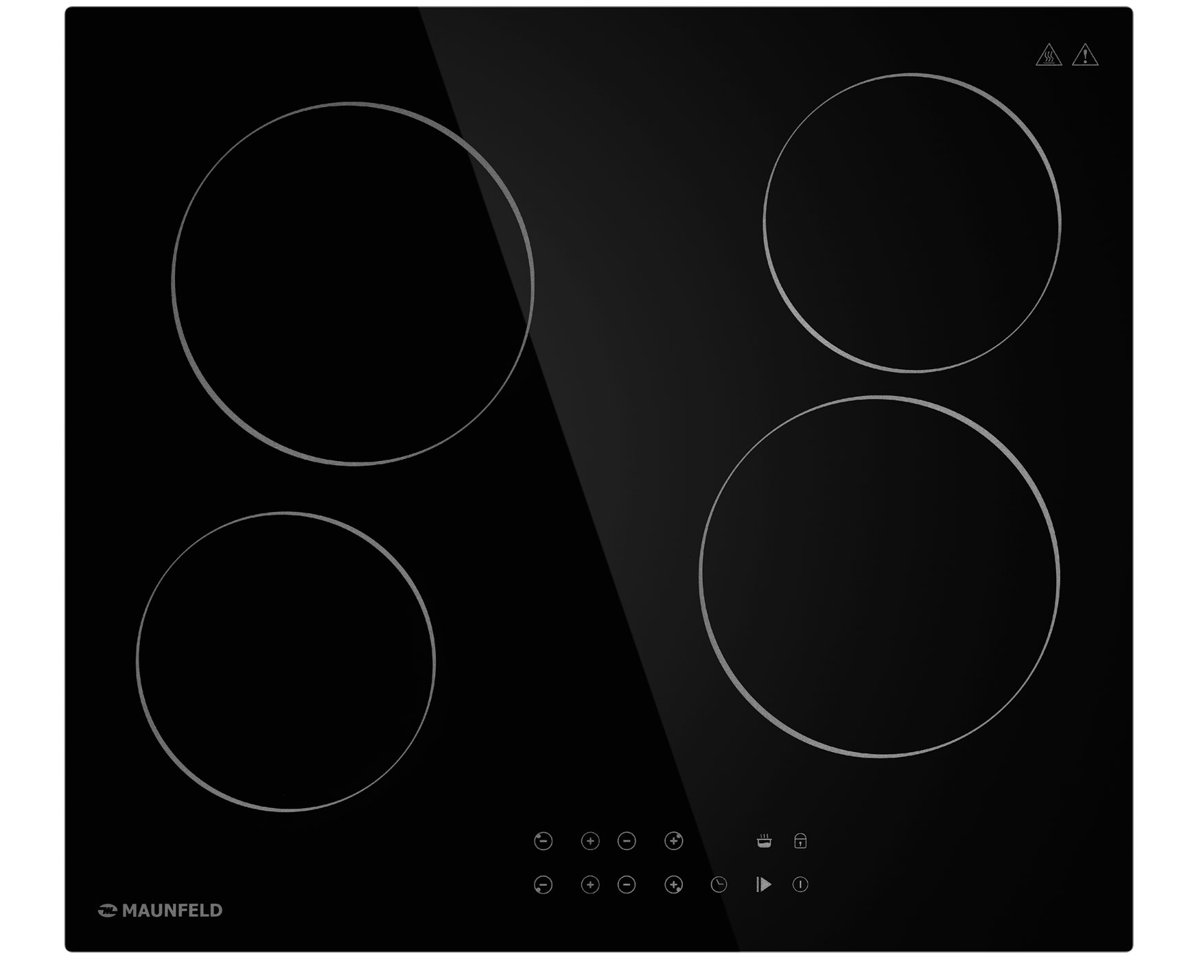 Встраиваемая варочная панель электрическая MAUNFELD CVCE594BK черный встраиваемая электрическая панель maunfeld