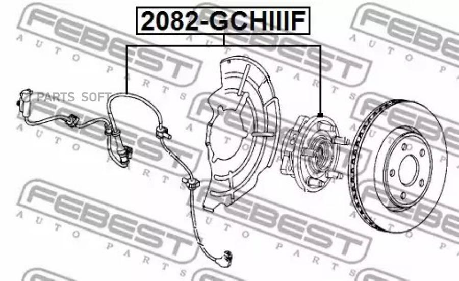

FEBEST Ступица пер. JEEP GRAND CHEROKEE III 2004-2010 FEBEST 2082-GCHIIIF