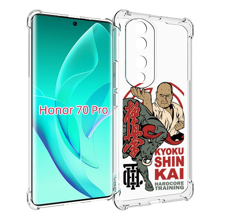 

Чехол MyPads единоборства рисунок для Honor 70 Pro / 70 Pro Plus, Прозрачный, Tocco