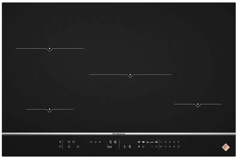 Встраиваемая варочная панель индукционная De Dietrich DPI7870X черный