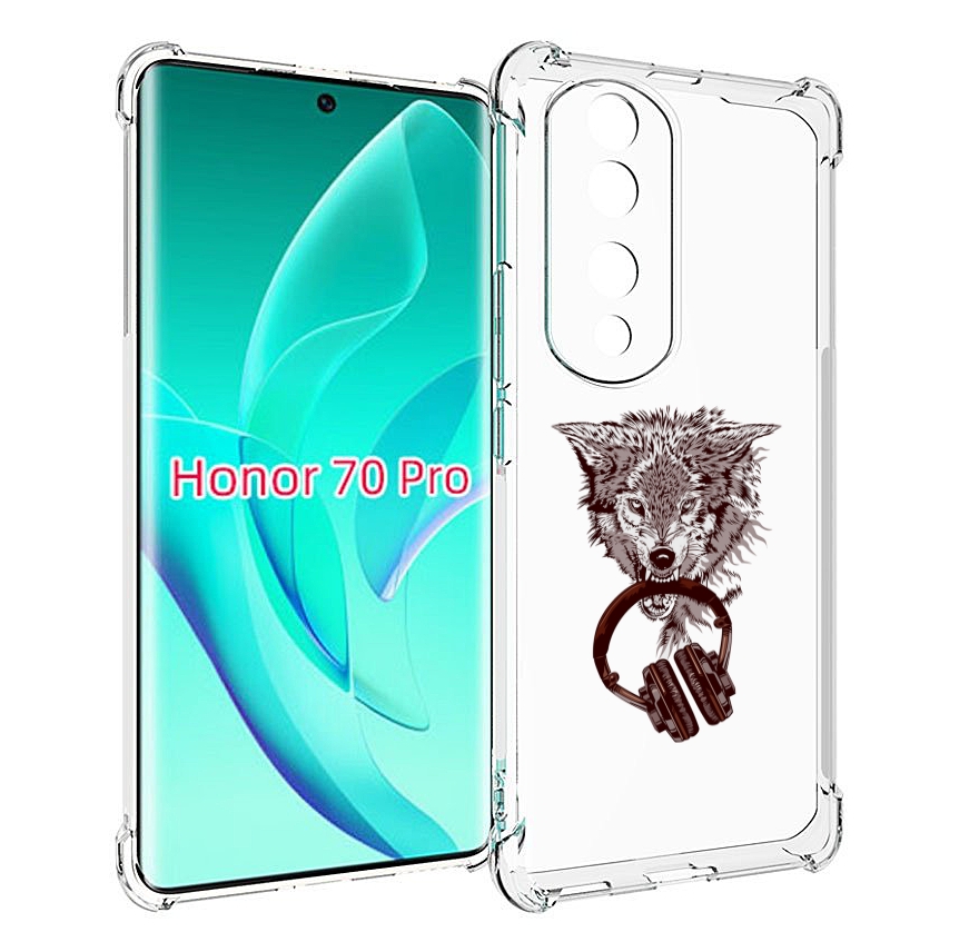 

Чехол MyPads дикий волк для Honor 70 Pro / 70 Pro Plus, Прозрачный, Tocco
