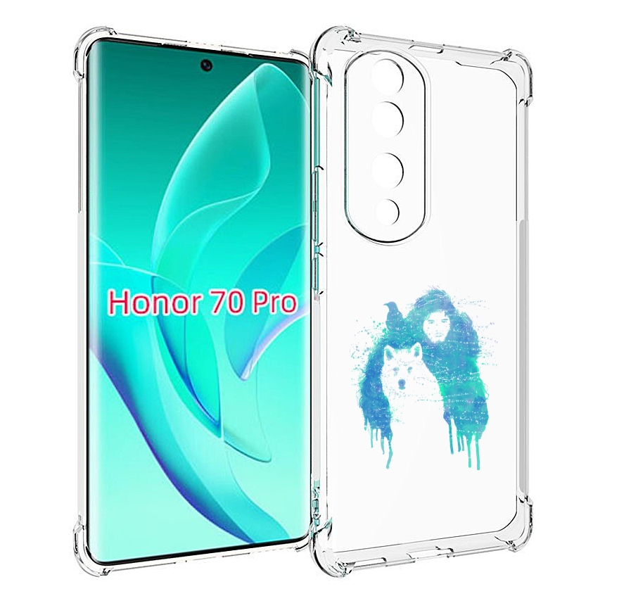 

Чехол MyPads джон сноу для Honor 70 Pro / 70 Pro Plus, Прозрачный, Tocco
