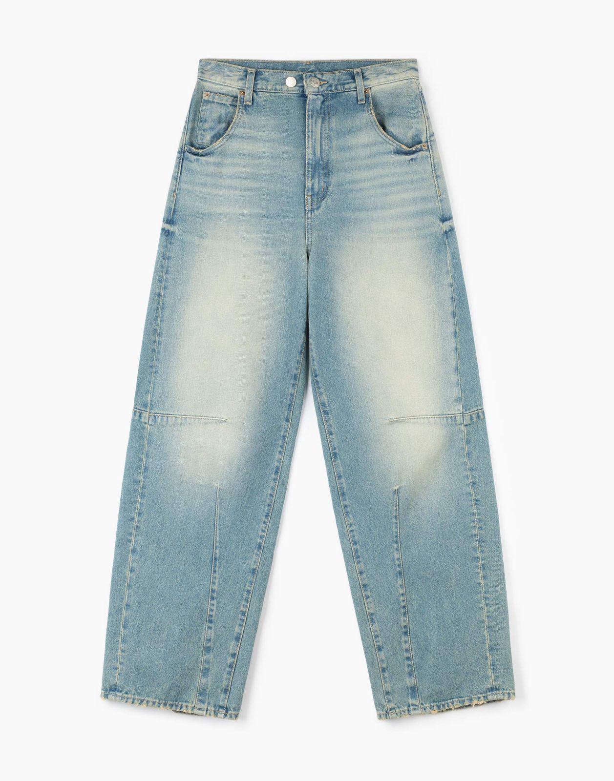 

Джинсы женские Gloria Jeans GJN034622 синий /медиум-лайт овердайт/ 50/170, GJN034622