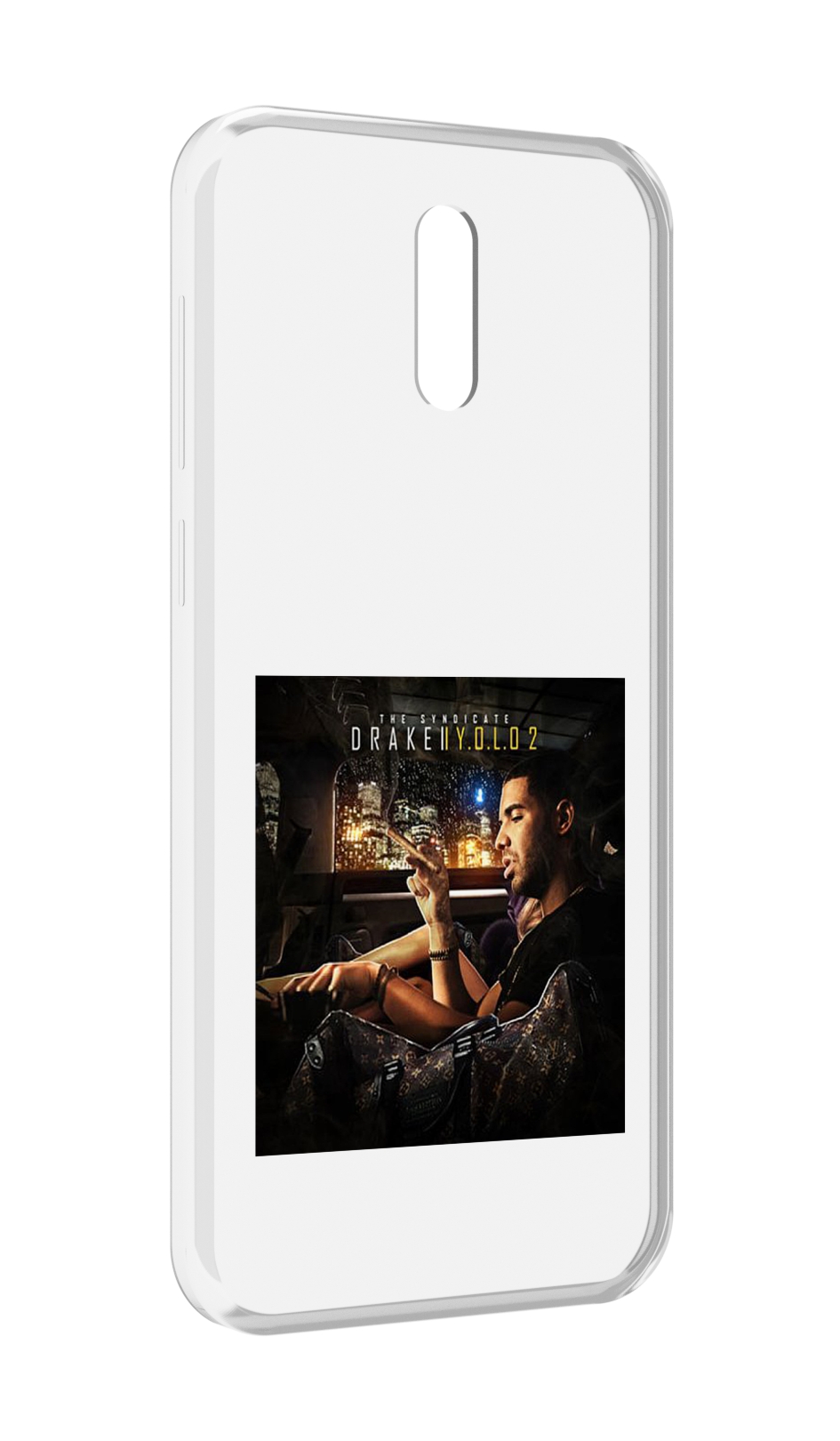 

Чехол MyPads Drake - You Only Live Once 2 для Alcatel 3L (2019), Прозрачный, Tocco