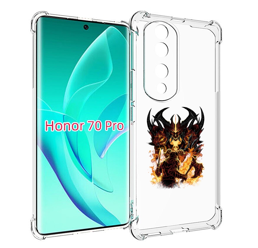 

Чехол MyPads демон shadow fiend для Honor 70 Pro / 70 Pro Plus, Прозрачный, Tocco