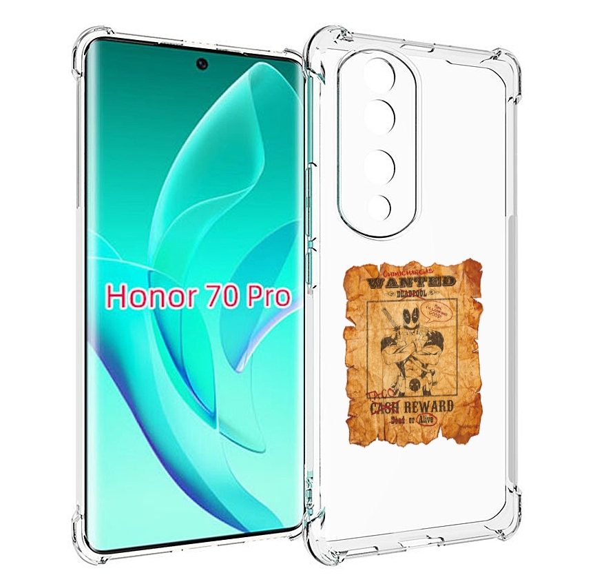 

Чехол MyPads дедпул для Honor 70 Pro / 70 Pro Plus, Прозрачный, Tocco