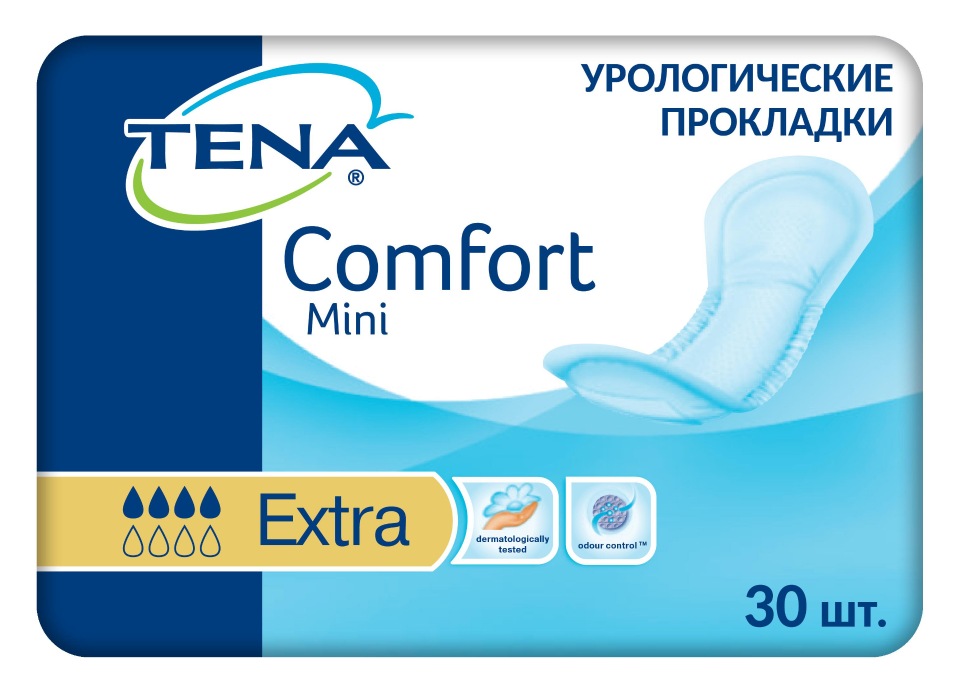 Купить Прокладки TENA Comfort Mini Extra 30 шт., 34x12, 1